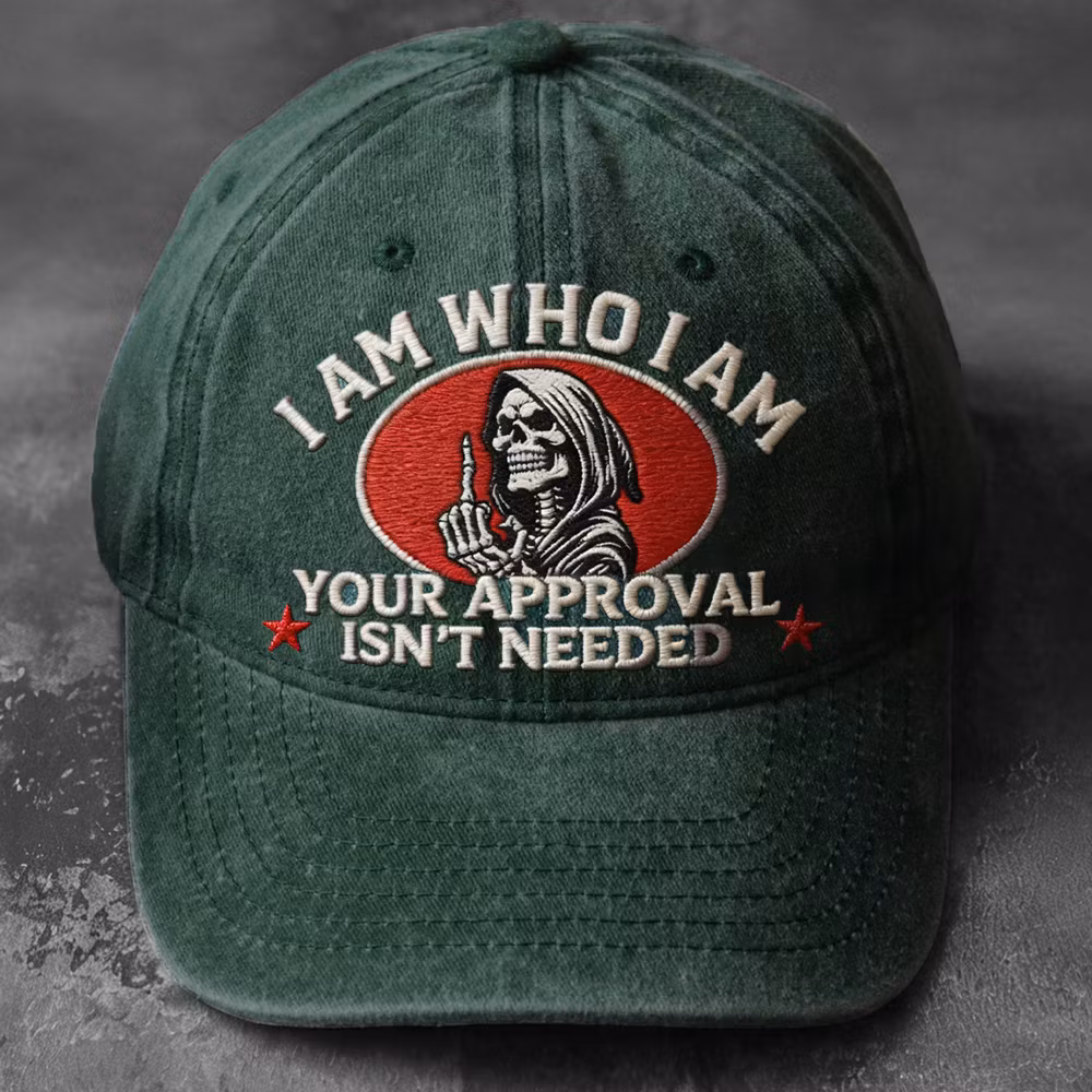 I Am Who I Am Embroidery Cap