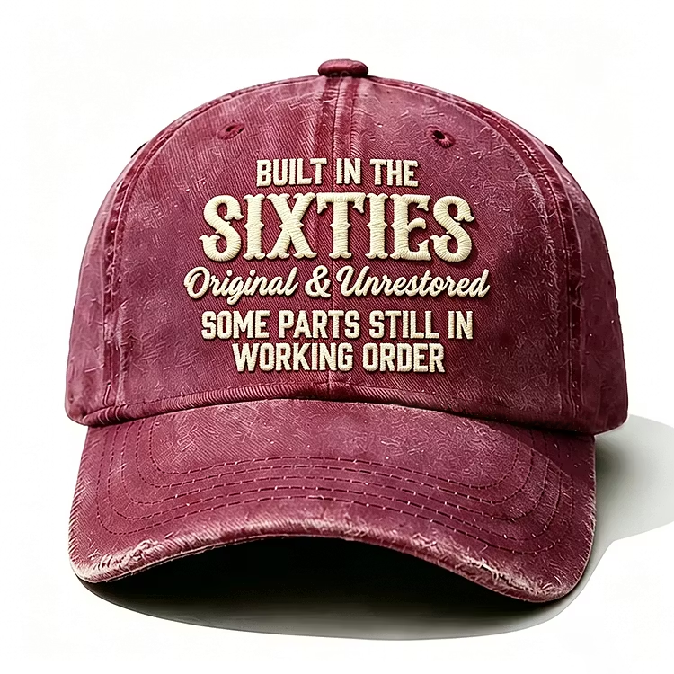 Built In The Sixties Original & Unrestored Embroidery Cap