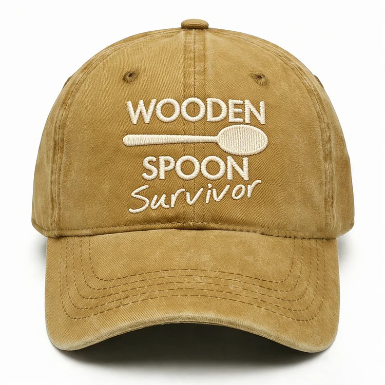 Wooden Spoon Survivor Embroidery Cap