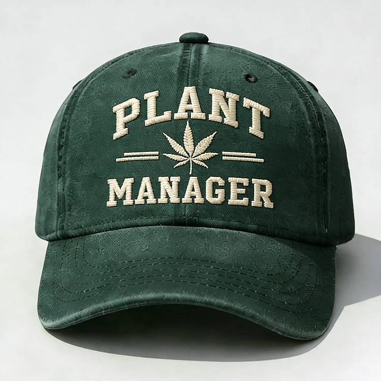Plant Manager Embroidery Cap