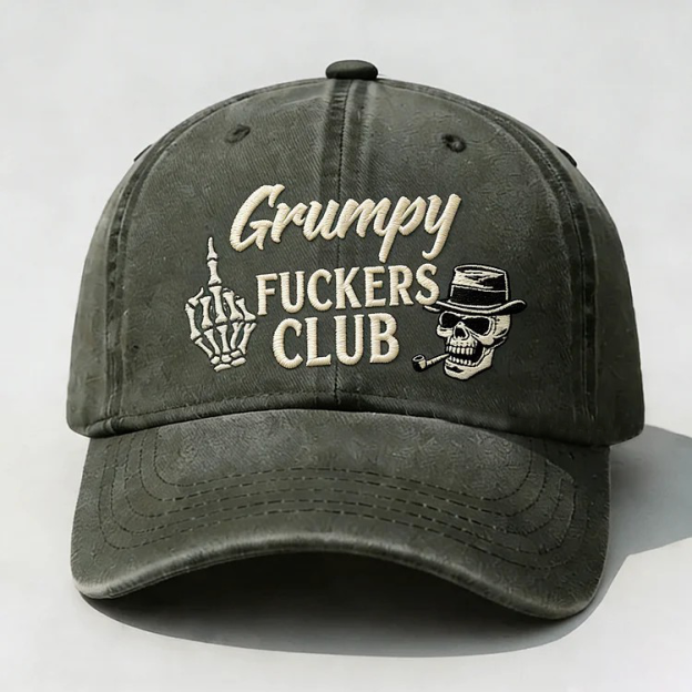 Grumpy F*ckers Club Embroidery Cap