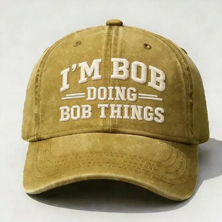 I’M DOING THINGS” Custom Name Embroidery Cap – Personalized Attitude Hat