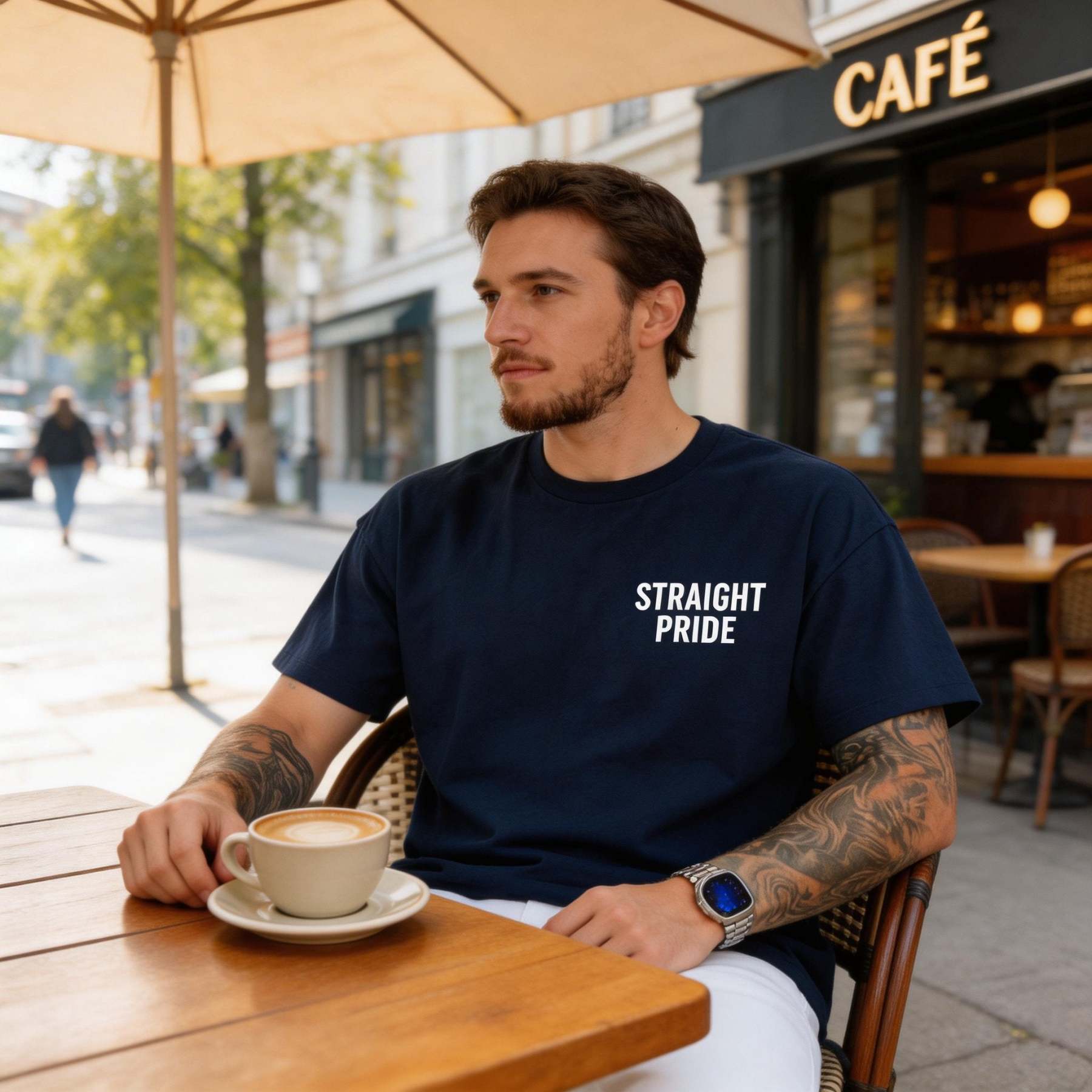 👕😄 Straight Pride Graphic Tee – Funny Unisex Cotton T-Shirt