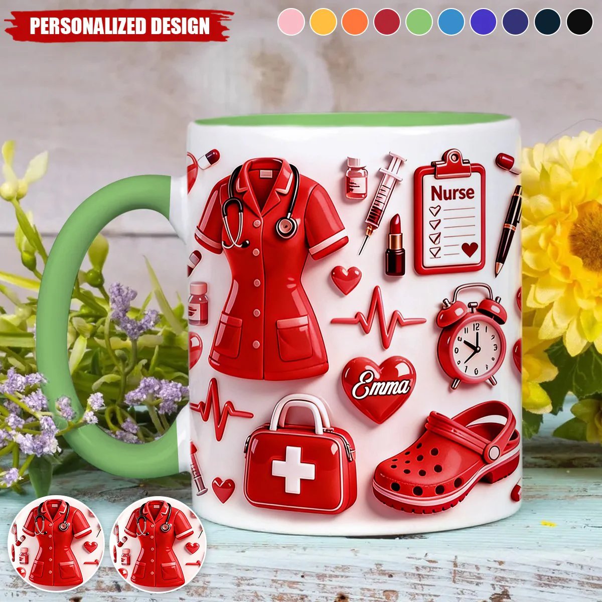 Nurse Life-Personalized Nurse Mug