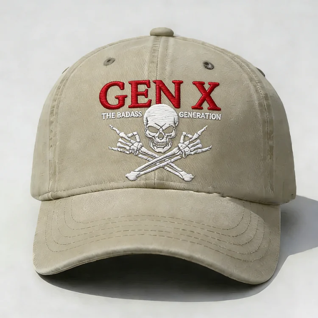 Gen X The Badass Generation Embroidery Cap