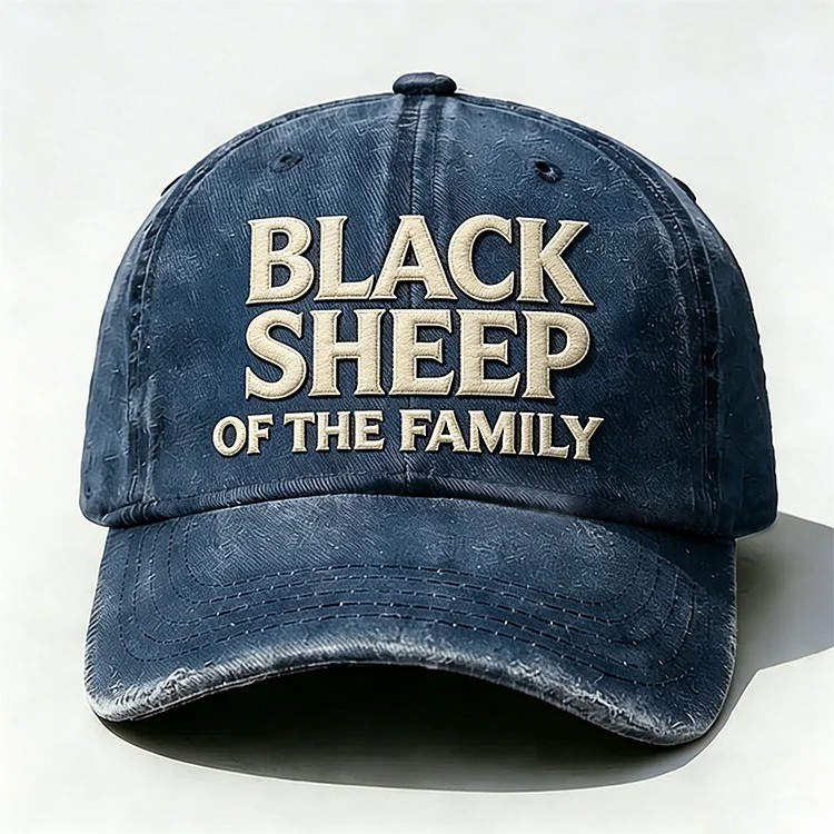 Black Sheep Of The Family Embroidery Cap