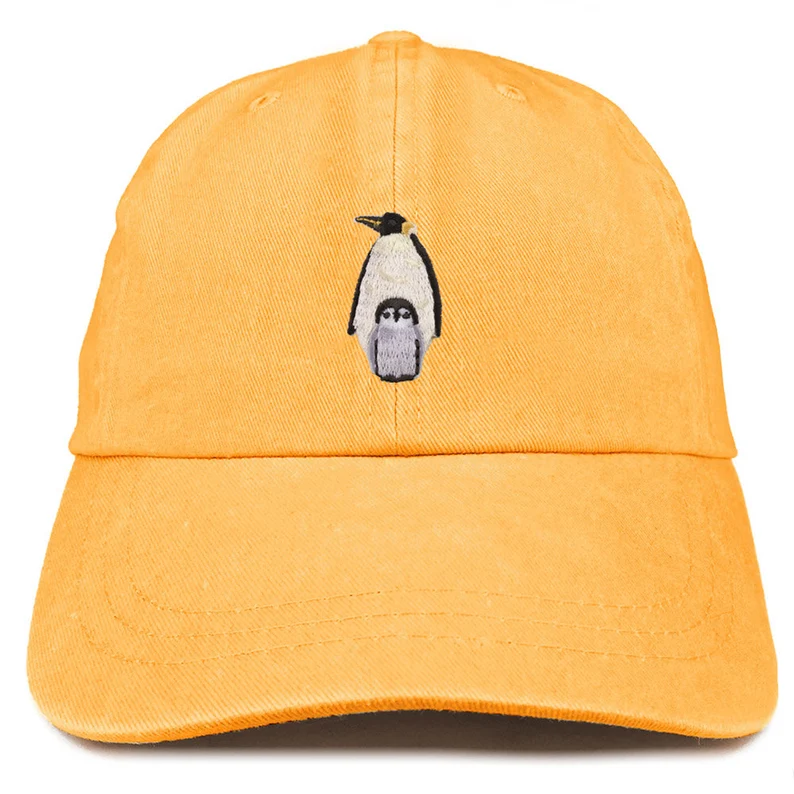 Penguin Patch Pigment Dyed Washed Baseball Cap