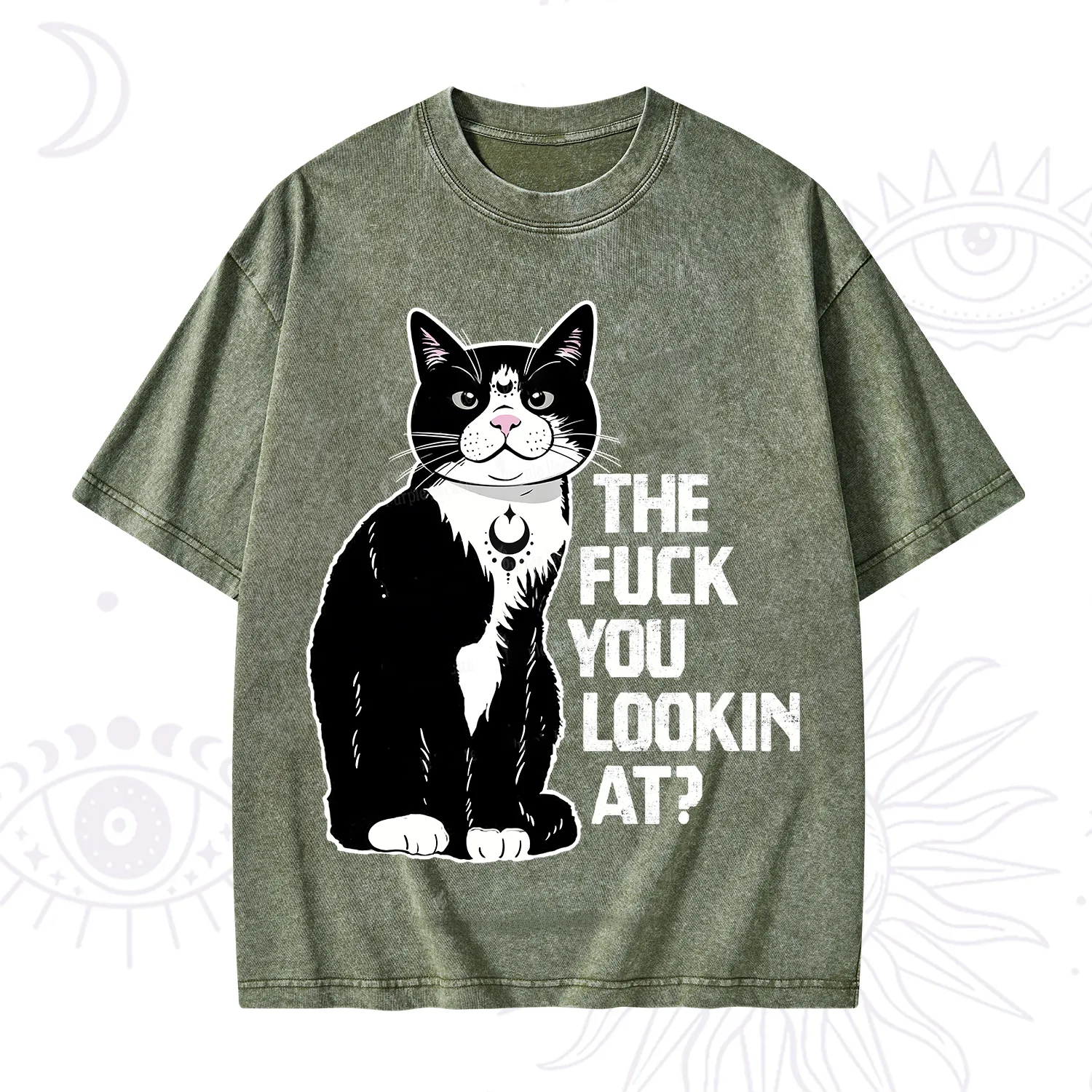 The Fuck You Lookin At Washed T-Shirt