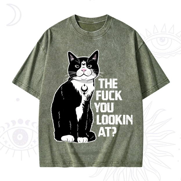 The Fuck You Lookin At Washed T-Shirt
