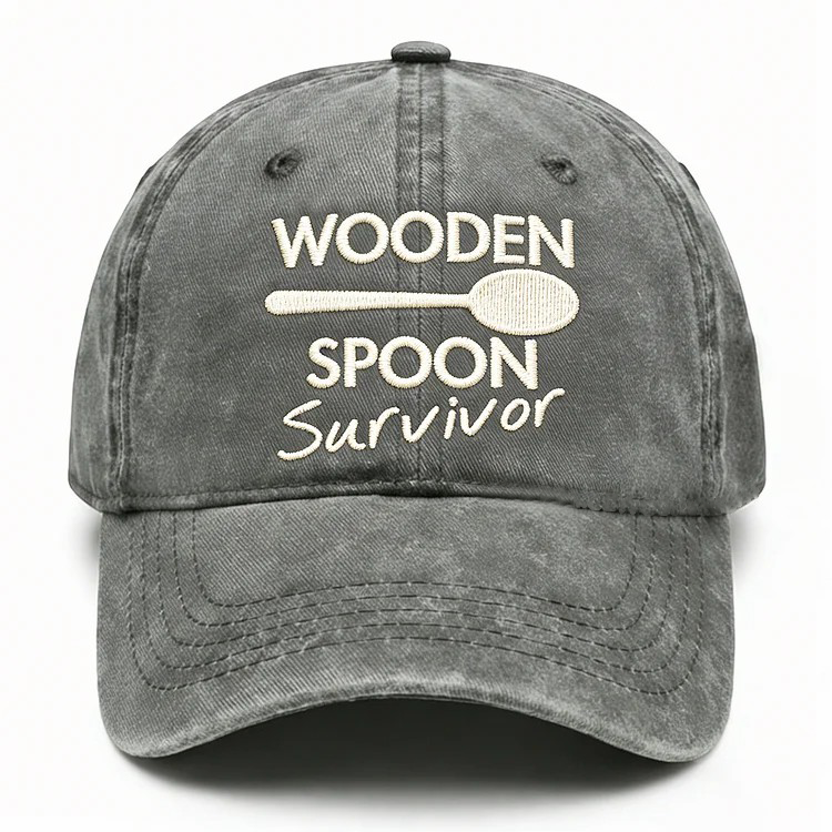 Wooden Spoon Survivor Embroidery Cap