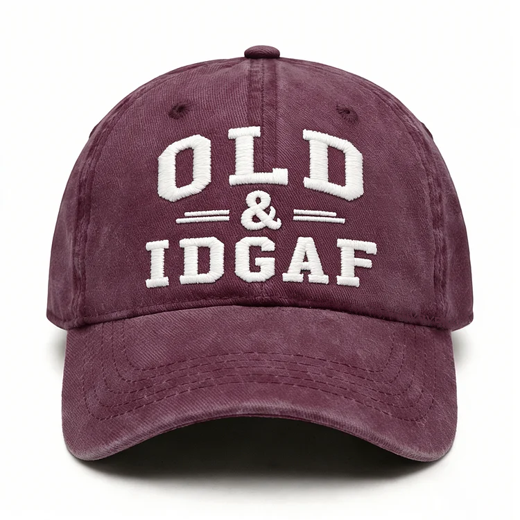 Old & IDGAF Embroidery Cap
