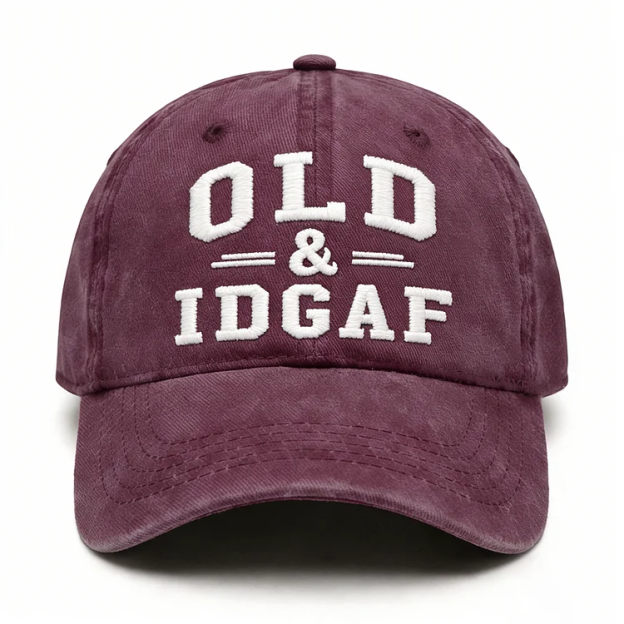 Old & IDGAF Embroidery Cap