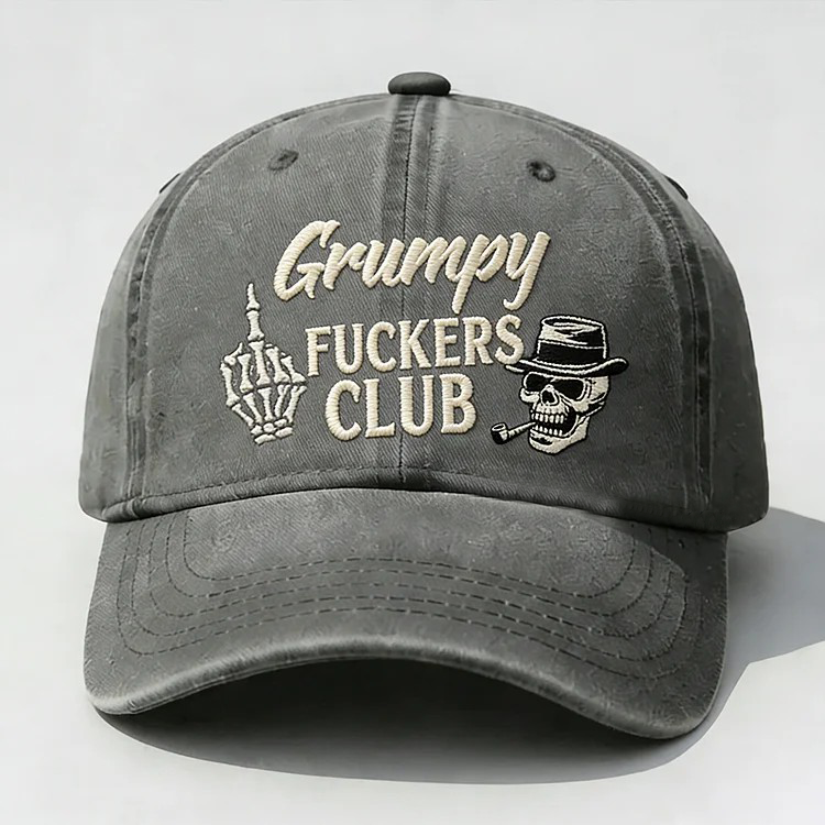 Grumpy F*ckers Club Embroidery Cap