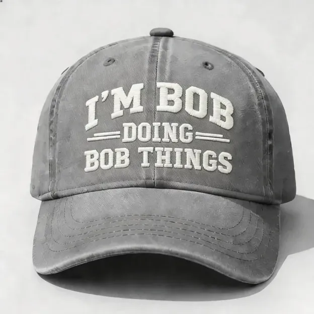 I’M DOING THINGS” Custom Name Embroidery Cap – Personalized Attitude Hat