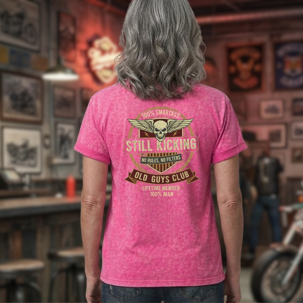 Custom Year Graphic Tee - 100% Man, No Rules - Unisex 100% Heavyweight Cotton Washed T-Shirt