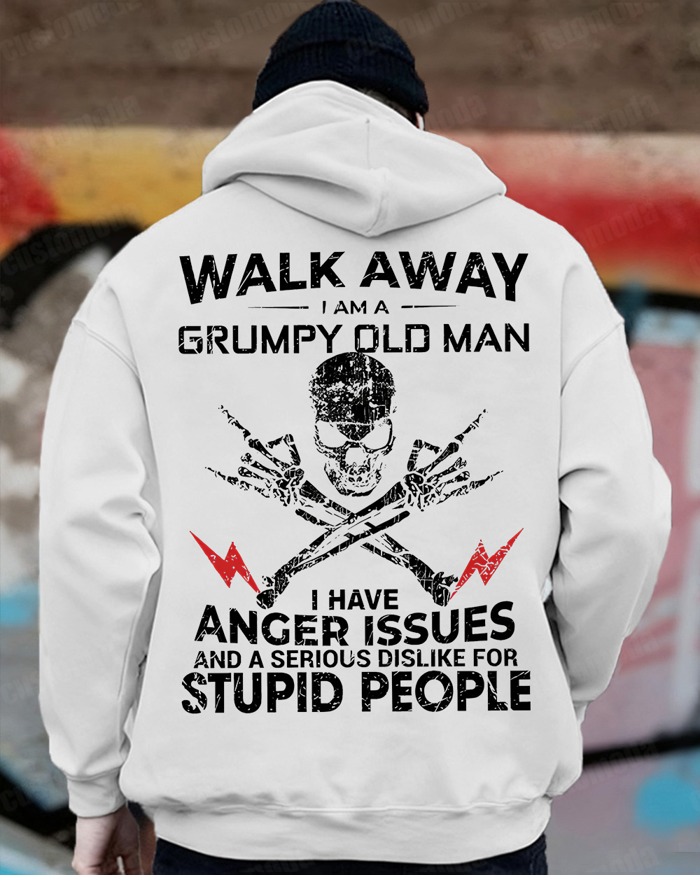 Walk Away I Am A Grumpy Old Man Customize Year T-shirt