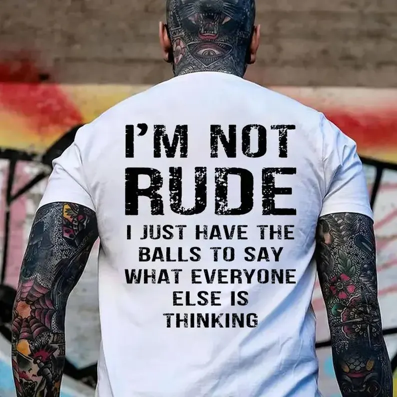 I'm Not Rude Social Anxiety T-Shirt