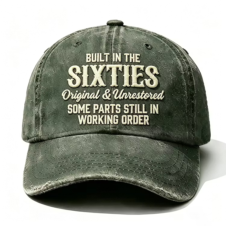 Built In The Sixties Original & Unrestored Embroidery Cap