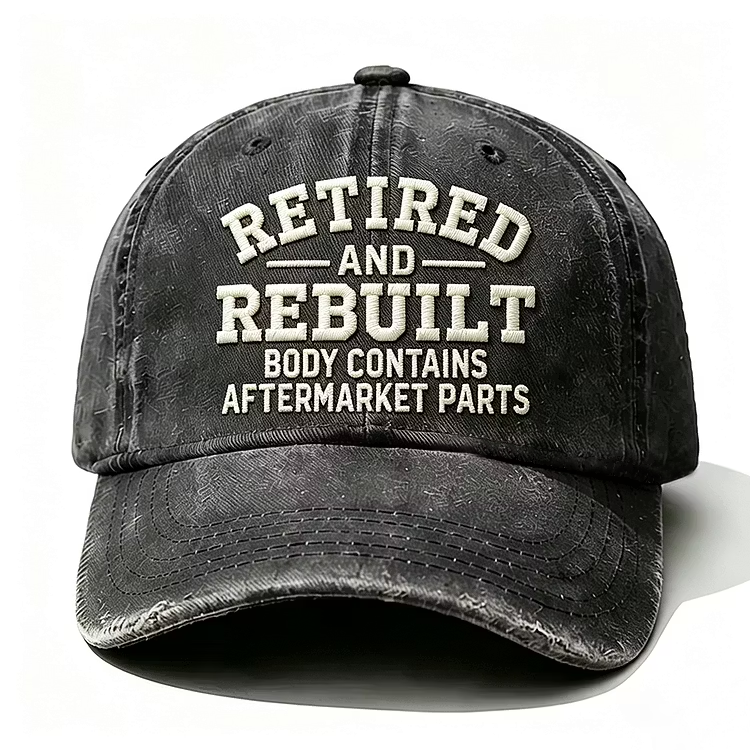 Retired And Rebuilt Body Contains Aftermarket Parts Embroidery Cap