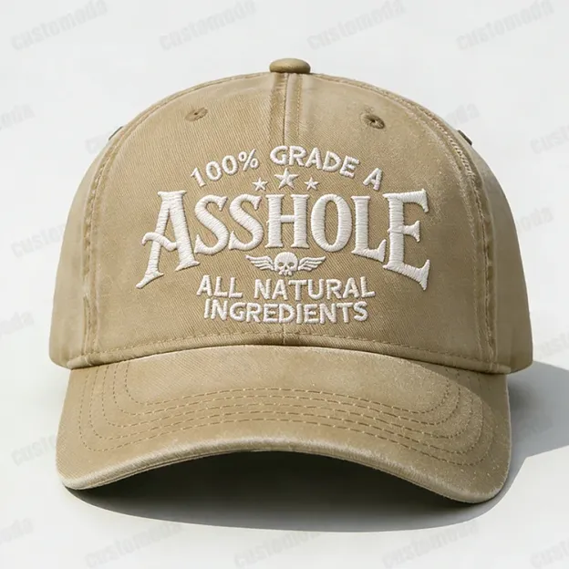 100% Grade A Asshole Embroidery Cap