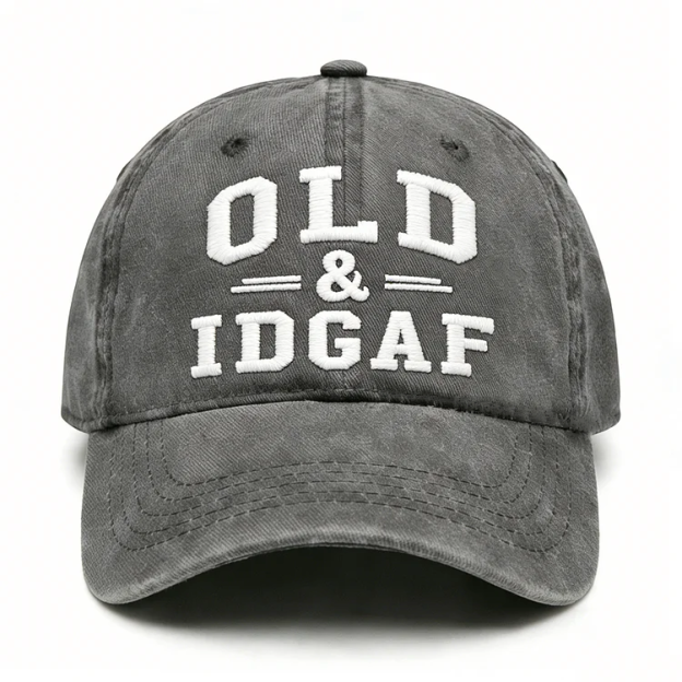 Old & IDGAF Embroidery Cap