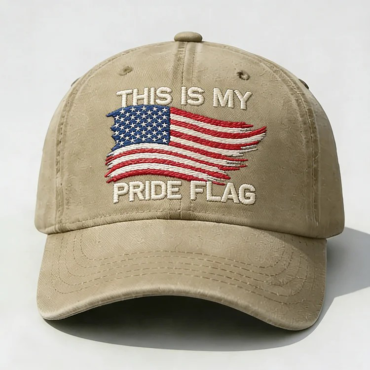 This Is My Pride Flag Embroidery Cap