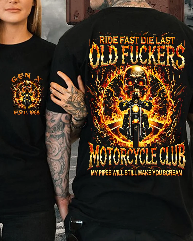 Old Fuckers Motorcycle Club Custom Year Sweatshirt/T-shirt/Hoodie