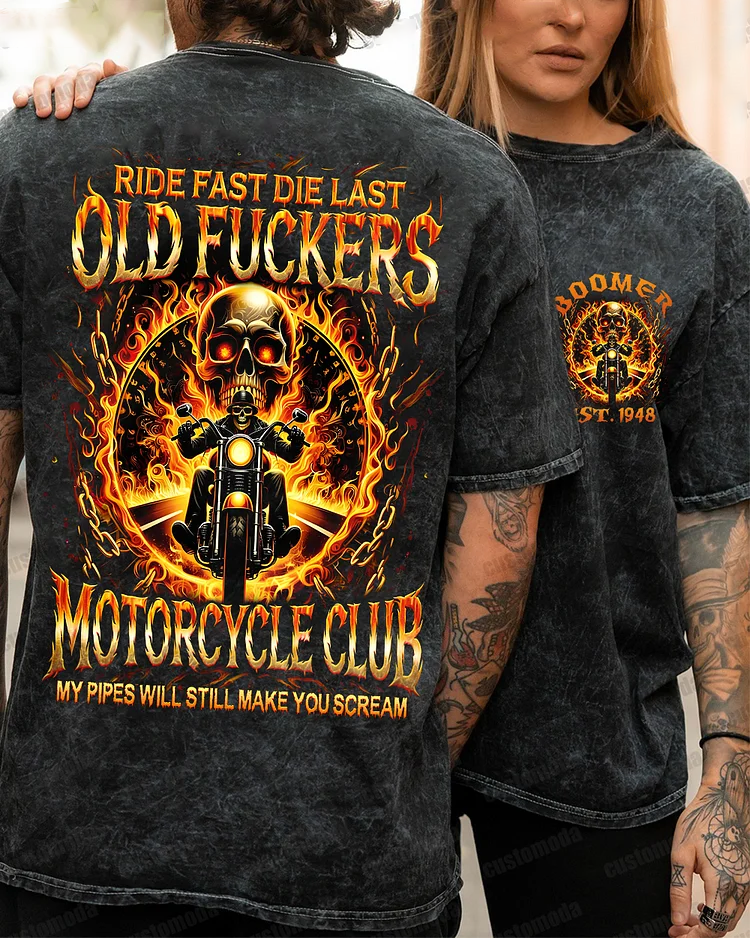 Old Fuckers Motorcycle Club Custom Year Sweatshirt/T-shirt/Hoodie