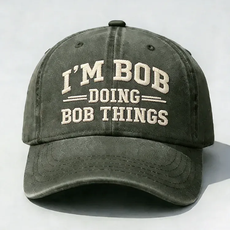 I’M DOING THINGS” Custom Name Embroidery Cap – Personalized Attitude Hat