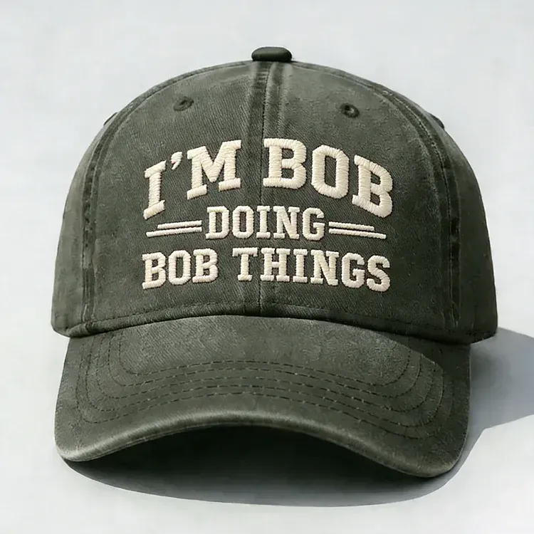 I’M DOING THINGS” Custom Name Embroidery Cap – Personalized Attitude Hat