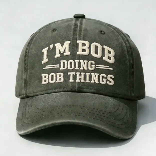 I’M DOING THINGS” Custom Name Embroidery Cap – Personalized Attitude Hat