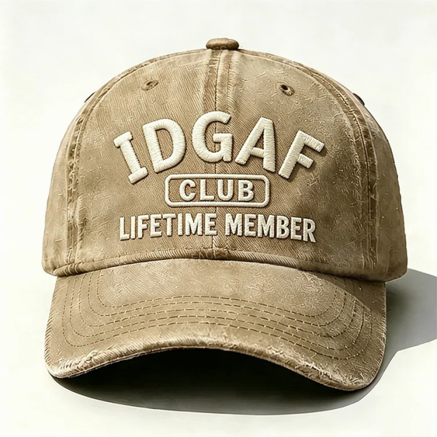 IDGAF Club Lifetime Member Embroidery Cap