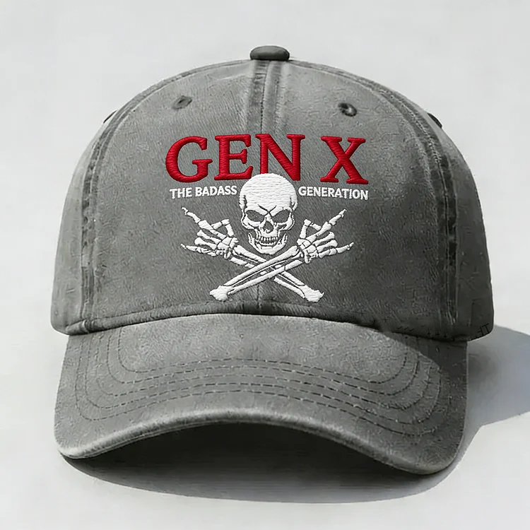 Gen X The Badass Generation Embroidery Cap