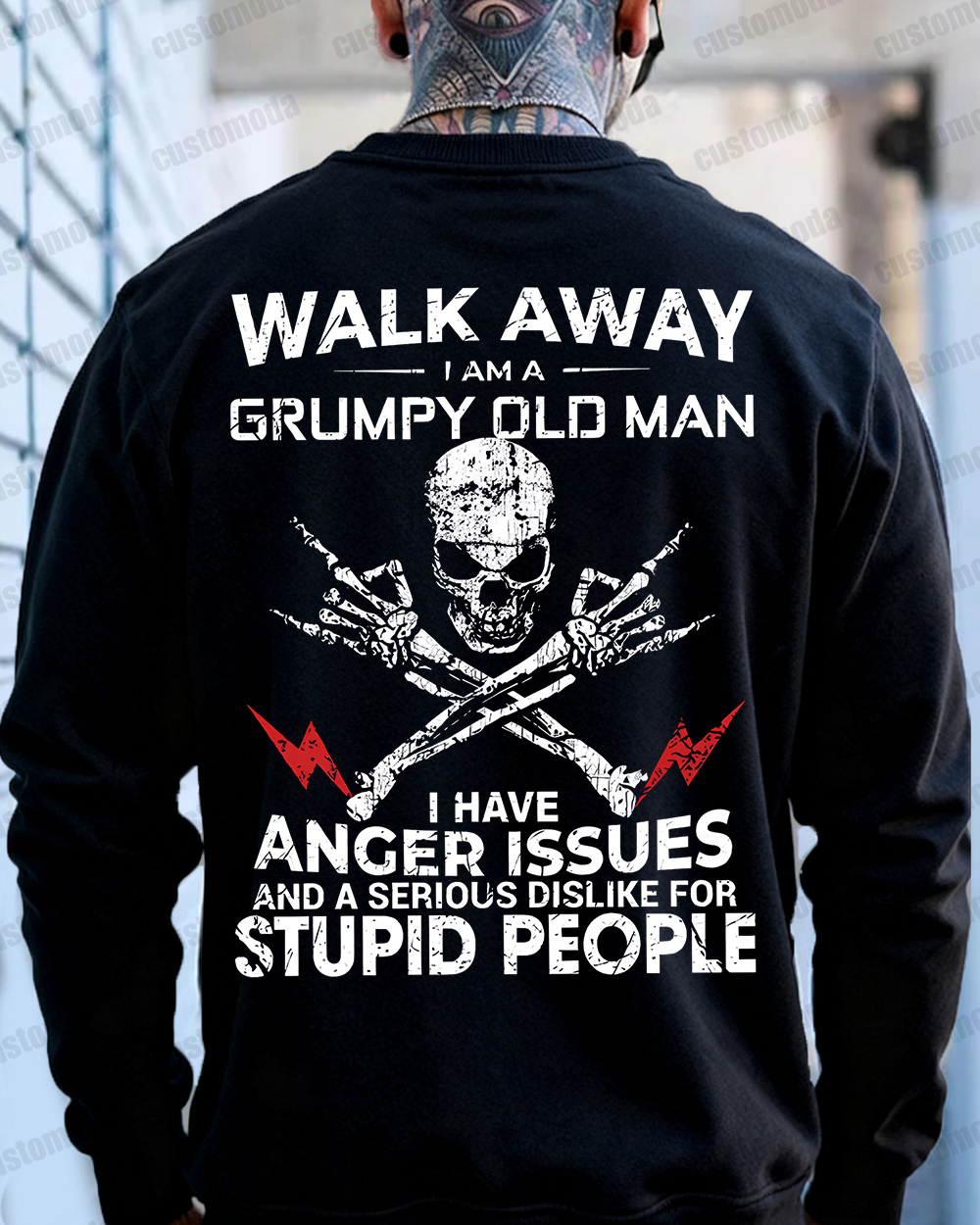 Walk Away I Am A Grumpy Old Man Customize Year T-shirt