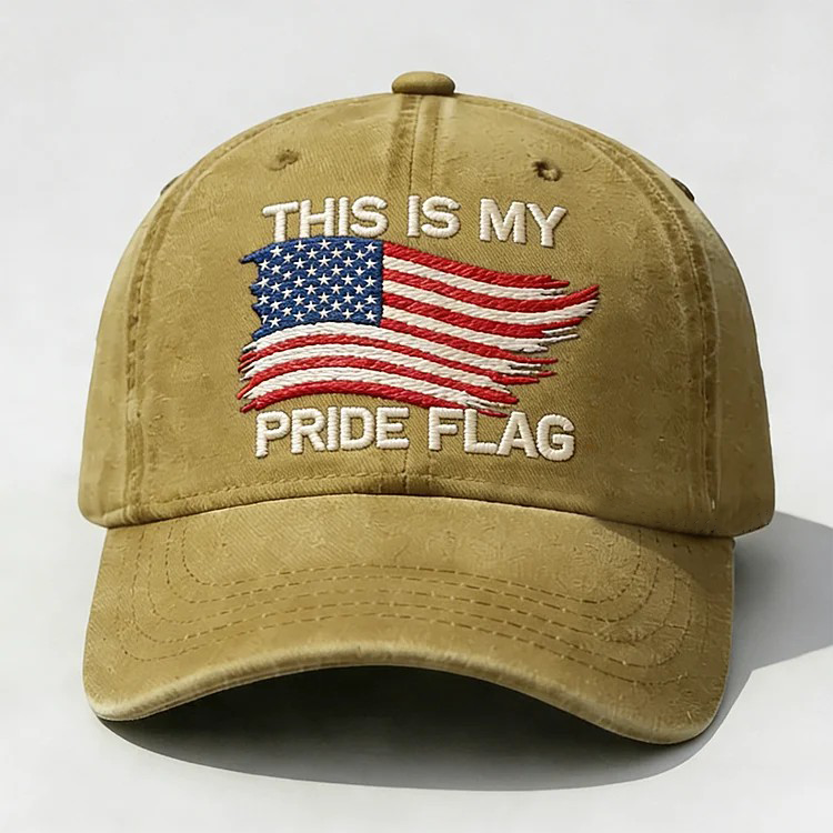 This Is My Pride Flag Embroidery Cap