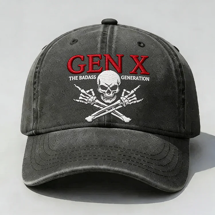 Gen X The Badass Generation Embroidery Cap