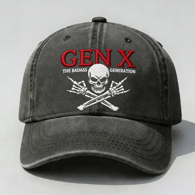 Gen X The Badass Generation Embroidery Cap