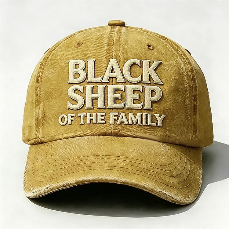 Black Sheep Of The Family Embroidery Cap
