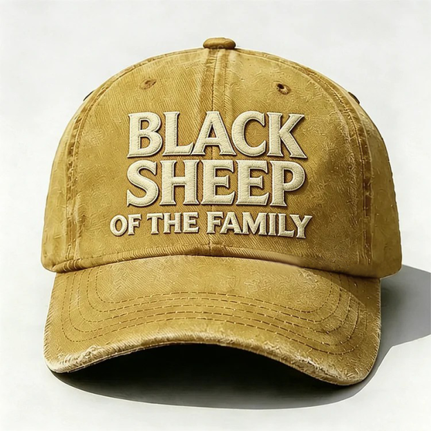 Black Sheep Of The Family Embroidery Cap