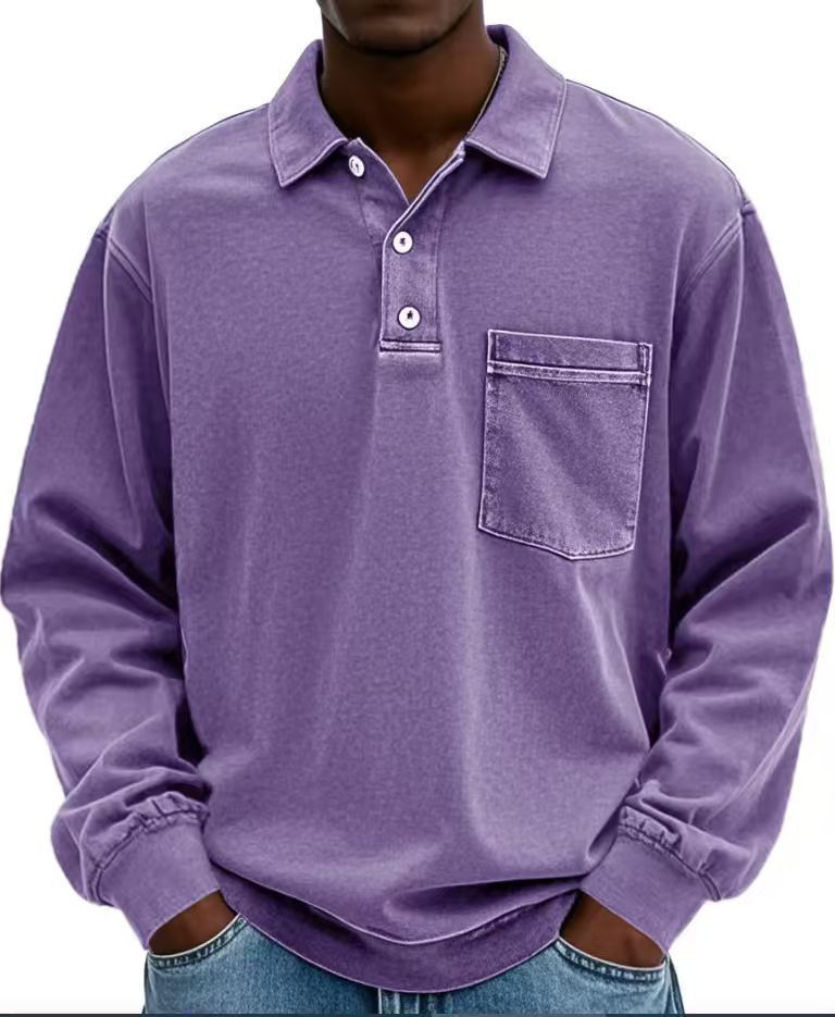 MIVANITY Vintage Forge Henley Shirt Rugged Heritage Style With Everyday Comfort