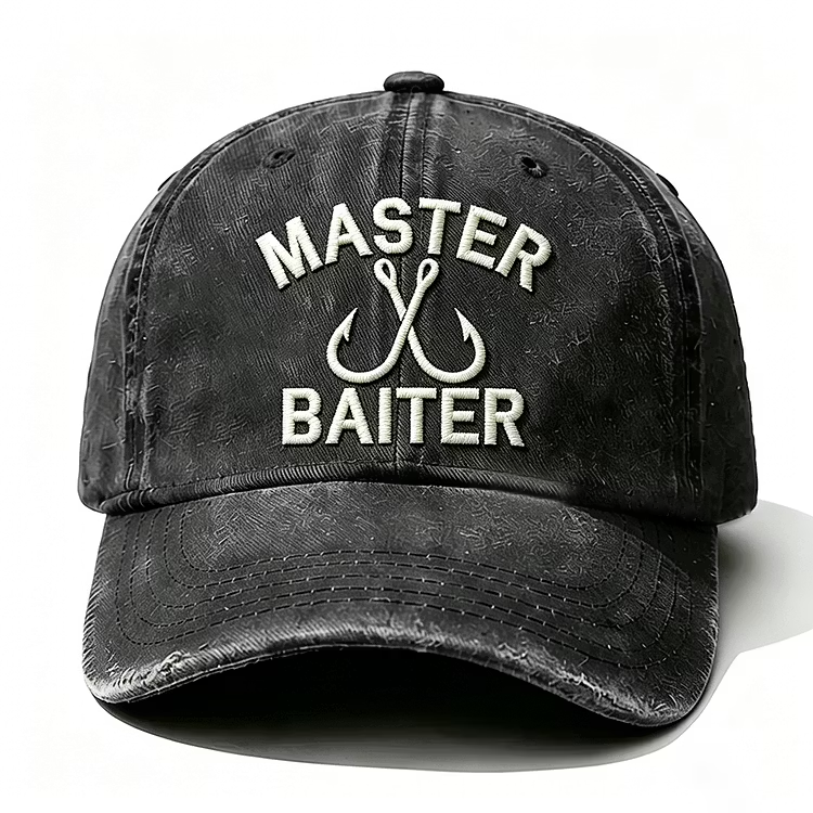 Master Baiter Embroidery Cap