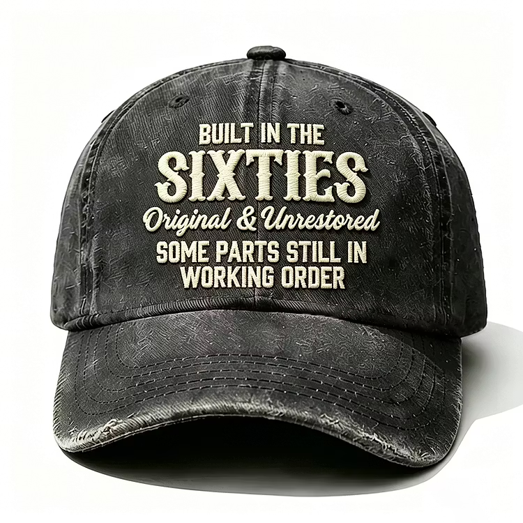 Built In The Sixties Original & Unrestored Embroidery Cap