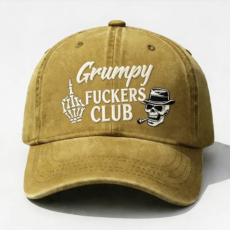 Grumpy F*ckers Club Embroidery Cap