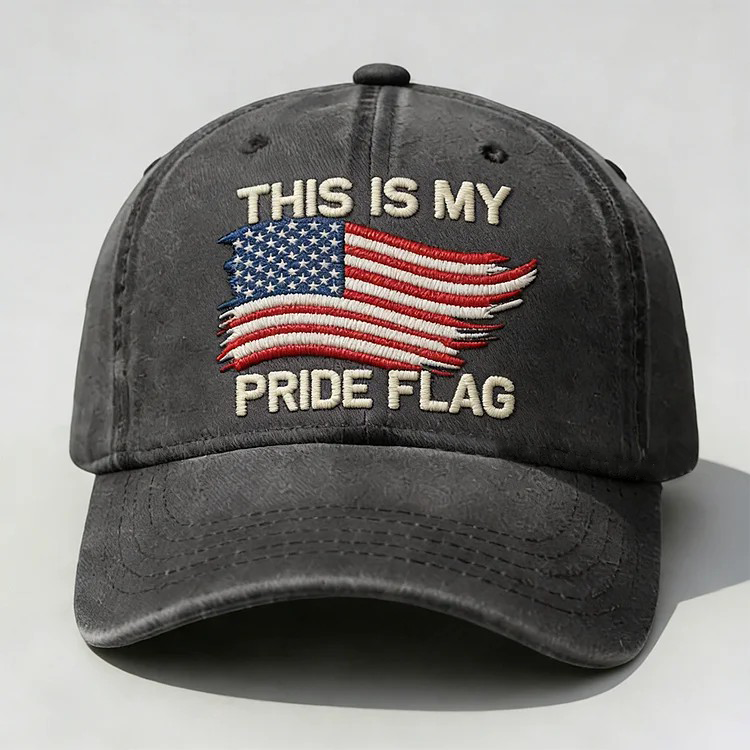 This Is My Pride Flag Embroidery Cap