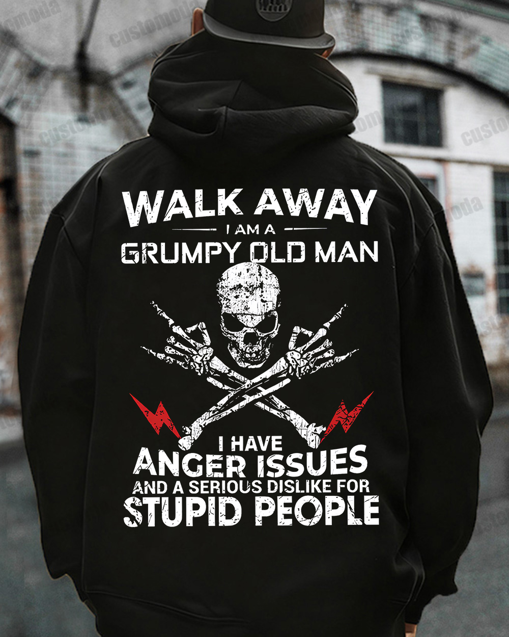 Walk Away I Am A Grumpy Old Man Customize Year T-shirt
