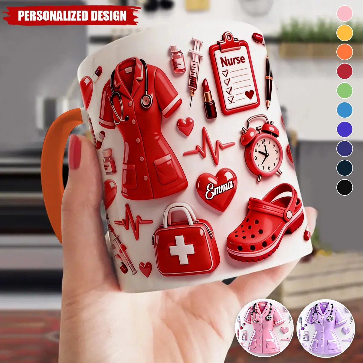 Nurse Life-Personalized Nurse Mug