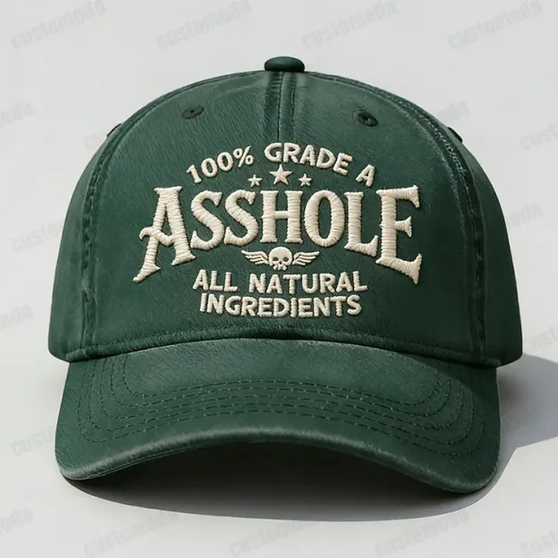 100% Grade A Asshole Embroidery Cap