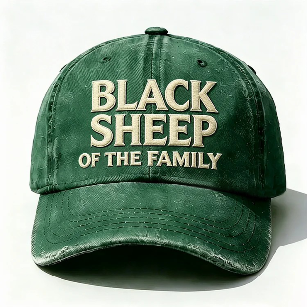 Black Sheep Of The Family Embroidery Cap