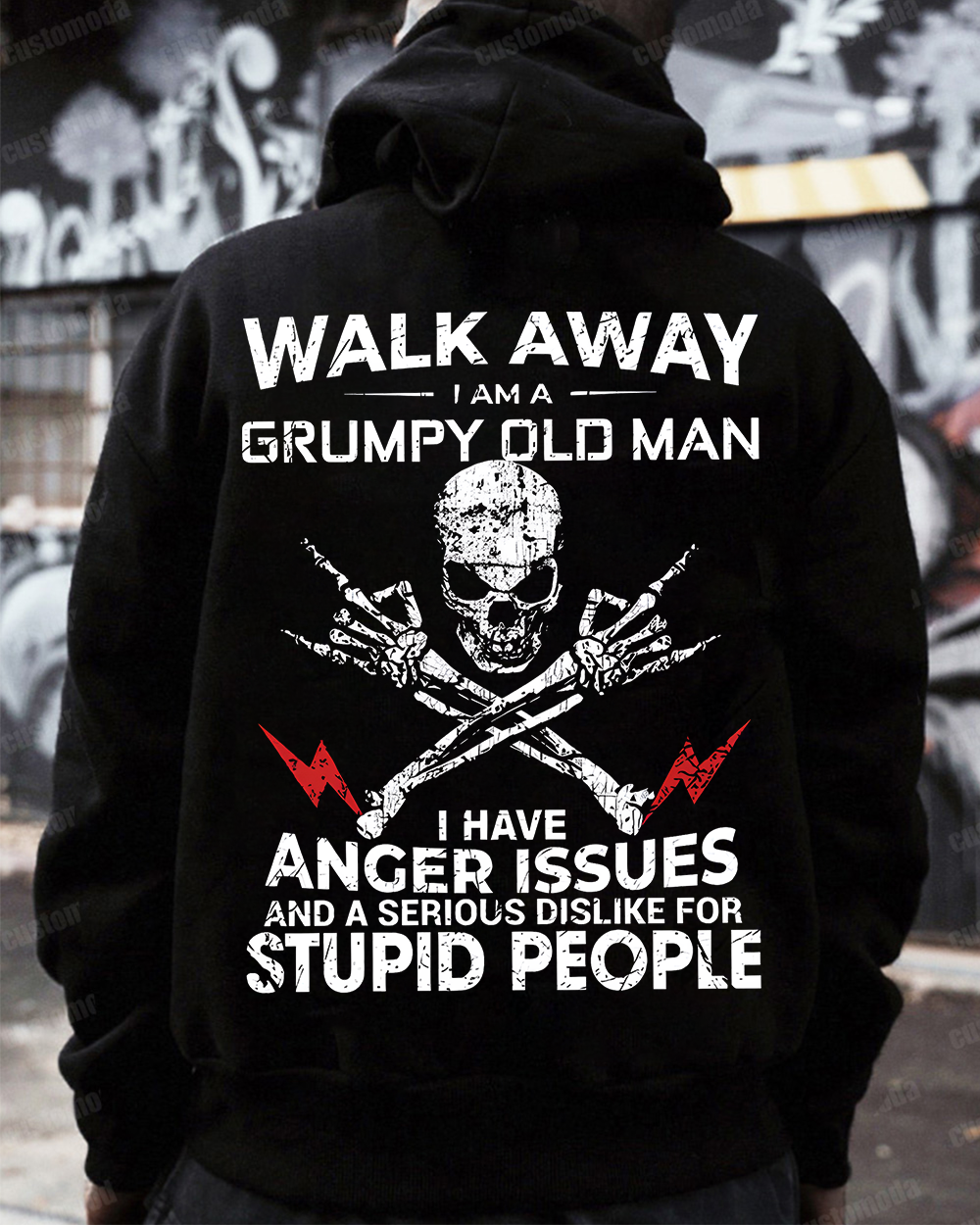 Walk Away I Am A Grumpy Old Man Customize Year T-shirt