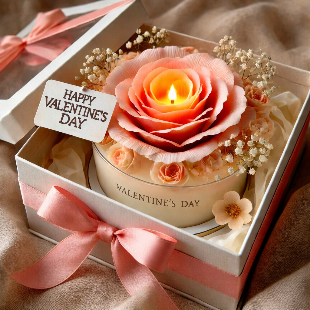 Everlasting Bloom Mother's Day Rose Candle